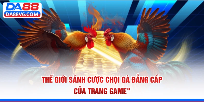 Thế giới sảnh cược chọi gà đẳng cấp của trang game